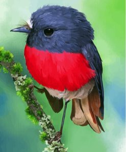 Rose Robin Art Diamond Painting