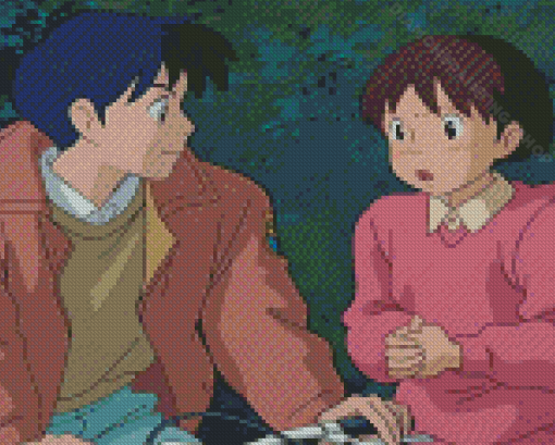 Seiji And Shizuku Whisper Of The Heart Diamond Paintings