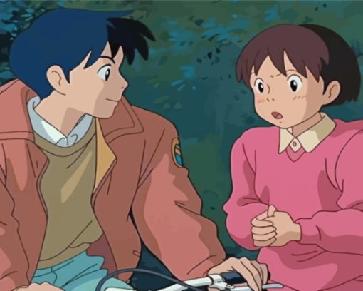 Seiji And Shizuku Whisper Of The Heart Diamond Painting