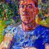 Self Portrait Of A Degenerate Artist By Oskar Kokoschka Diamond Painting