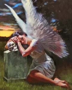 Sleeping Angel Diamond Painting