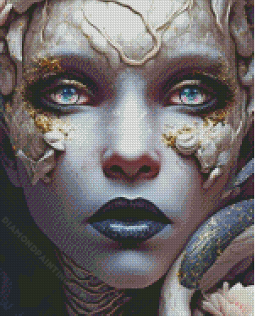 Snake Woman Diamond Paintings