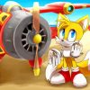 Sonic The Hedgehog Tails Character Diamond Painting