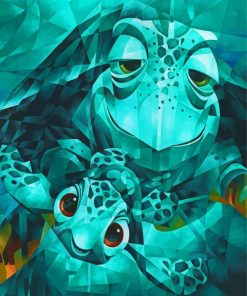 Squirt Turtle Art Diamond Painting