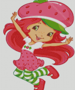 Strawberry Girl Diamond Paintings