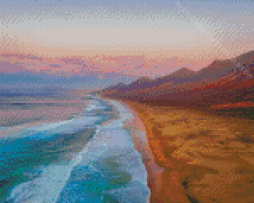 Sunset Desert Beach Diamond Paintings