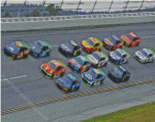 Talladega Nascar Race Diamond Paintings