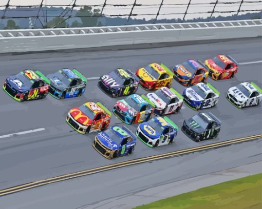 Talladega Nascar Race Diamond Painting