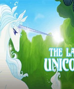 The Last Unicorn Poster Diamond Painting
