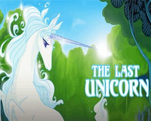 The Last Unicorn Poster Diamond Painting