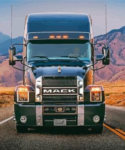 The Mack Truck Diamond Painting