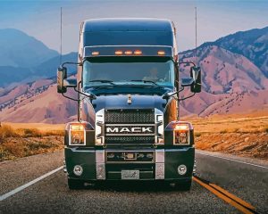 The Mack Truck Diamond Painting