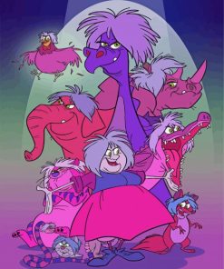 The Sword In Stone Madam Mim Diamond Painting