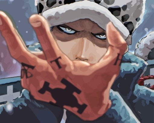 Trafalgar D. Water Law One Piece Diamond Painting