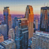 Twin Cities Buildings Diamond Paintings