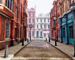 UK Victorian Street Diamond Painting