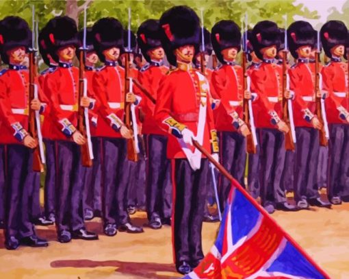 United Kingdom Coldstream Guards Diamond Painting