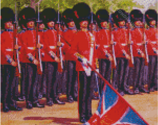 United Kingdom Coldstream Guards Diamond Paintings