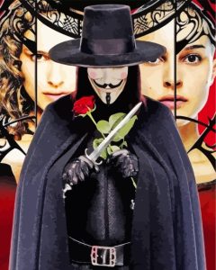 V For Vendetta Natalie Portman Evey Hammond Diamond Painting