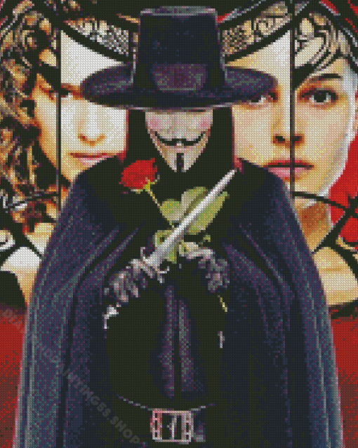 V For Vendetta Natalie Portman Evey Hammond Diamond Paintings