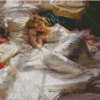 Woman On Bed Art Diamond Paintings