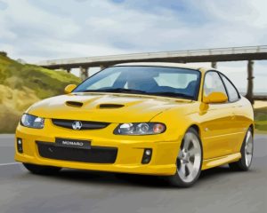 Yellow 2005 Holden Monaro Diamond Painting