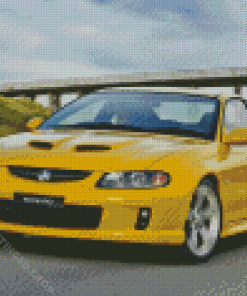 Yellow 2005 Holden Monaro Diamond Paintings