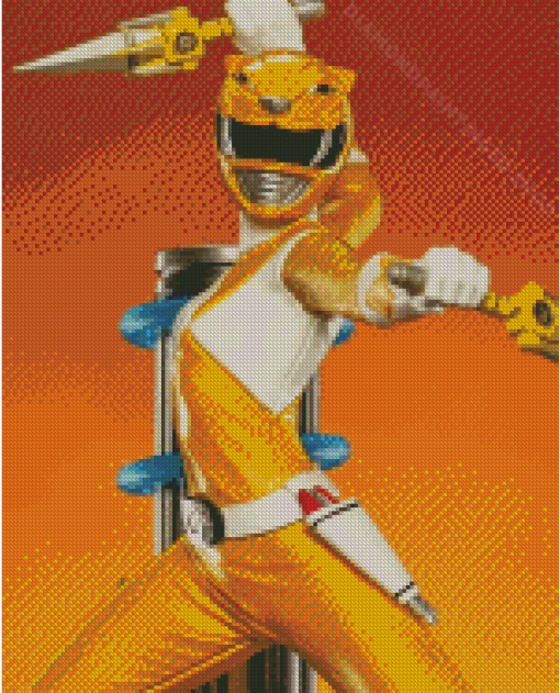 Yellow Ranger Diamond Paintings