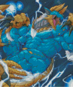 Monster Hunter Zinogre Diamond Paintings