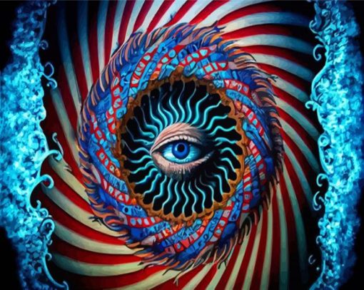 Aesthetic Abstract Eye Diamond Painting