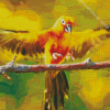 Aesthetic Golden Conure Diamond Paintings