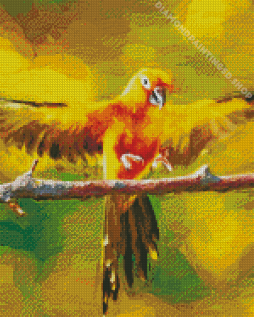 Aesthetic Golden Conure Diamond Paintings