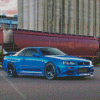 Aesthetic Nissan GTR R34 Diamond Paintings