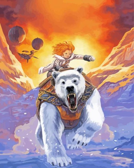 Aesthetic The Golden Compass Diamond Painting