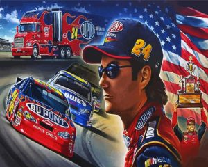 Aesthetic Nascar Racer Diamond Painting