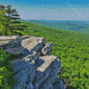 Annapolis Rock Appalachian Mountains Diamond Painting