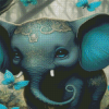 Baby Elephant Diamond Paintings