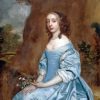 Beautiful Vintage Lady In Blue Dress Diamond Painting