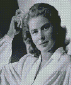 Black And White Ingrid Bergman Diamond Paintings