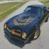 Black Classic Firebird Diamond Paintings