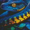 Blue Snake Diamond Paintings