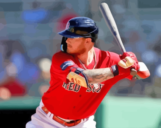 Boston Red Sox Player - 5D Diamond Painting -  %