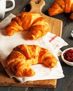 Breakfast Croissants Diamond Painting