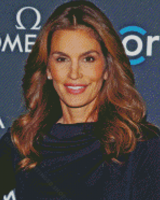 Cindy Crawford At New York Diamond Paintings