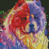 Colorful Chow Chow Diamond Paintings