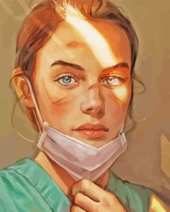 Cool Nurse Girl Diamond Painting