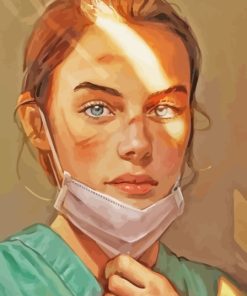 Cool Nurse Girl Diamond Painting