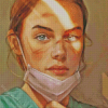 Cool Nurse Girl Diamond Paintings