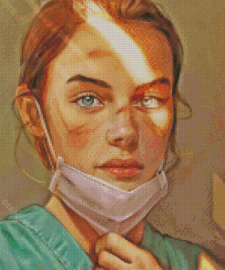 Cool Nurse Girl Diamond Paintings