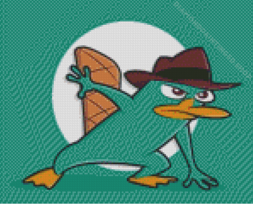 Cool Perry The Platypus Diamond Paintings